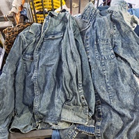 Pakaian Bekas Grade A Berbagai Gaya dan Ukuran Kemeja Jeans Wanita Bekas Pakaian Seken Siap Kirim