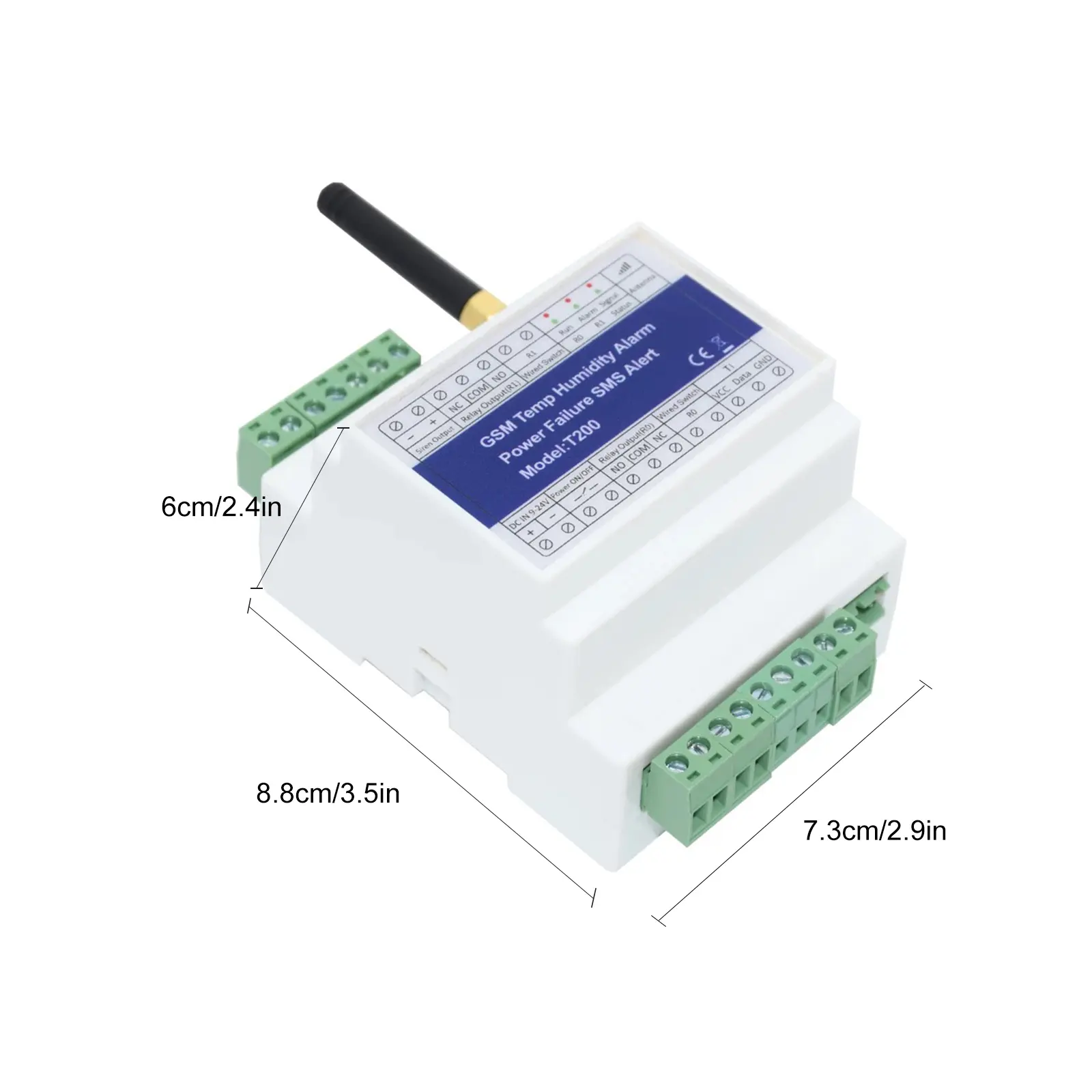 Chisung T200 GSM-Umgebungs alarm Temperatur Luft feuchtigkeit überwachung SMS-Alarm Kostenloser Anruf 2G Version Zugangs kontrolle