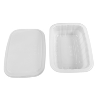 Boîte de film scellable d'approvisionnement d'usine Récipient en plastique jetable PP + PE Boîte de nourriture de conteneur à emporter de qualité alimentaire