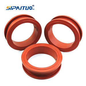 SPT DN 80/100/125 صمام فراشة مسدس epdm / صمام فراشة ptfe خاتم غلق المقعد