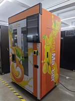 Volledig automatische verse sinaasappelsap-automaat met munt-, QR-code- en creditcardbetalingssysteem