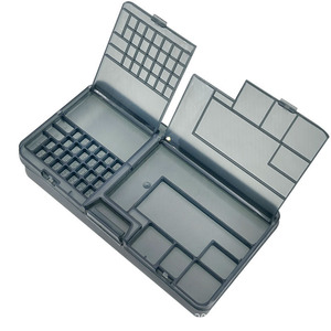 Boîte <span class=keywords><strong>de</strong></span> <span class=keywords><strong>rangement</strong></span> à double couche pour la réparation <span class=keywords><strong>de</strong></span> téléphones portables, composants électroniques, vis, accessoires, <span class=keywords><strong>outils</strong></span> manuels, bricolage - Product Image 3