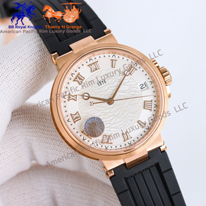 Montre mécanique automatique de luxe Bre-guet 2025 avec logo personnalisé, style couple d'affaires, acier 904, verre saphir, même style Ronda BV - Product Image 6