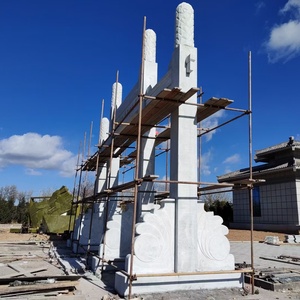 Grande <span class=keywords><strong>Arche</strong></span> Sculptée <span class=keywords><strong>en</strong></span> <span class=keywords><strong>Pierre</strong></span> pour Entrée <span class=keywords><strong>de</strong></span> Village, <span class=keywords><strong>Arche</strong></span> à Trois Portes <span class=keywords><strong>en</strong></span> Granit, Paifang <span class=keywords><strong>en</strong></span> <span class=keywords><strong>Pierre</strong></span> pour Temple et Porte <span class=keywords><strong>de</strong></span> Montagne - Product Image 4