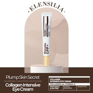 Crema Contorno de Ojos Elensilia con Colágeno, Ácido Hialurónico y Péptidos de Oro 20G, Antiarrugas Coreana para Todo Tipo de Piel - Product Image 3