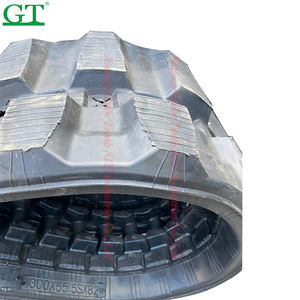 <span class=keywords><strong>400x72.5x74W</strong></span> 300X52.5x78รางยาง180มม. 230มม. 300มม. 350มม. 450มม. ตีนตะขาบรถตักดินช่วงล่างยางธรรมชาติ - Product Image 4