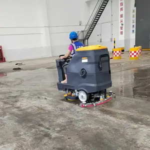Professional Industrial Automatic Auto Floor Tile Scrubber Floor Brush Cleaning Machine