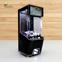 Machine à griffes en peluche avec écran LCD, borne d'arcade vidéo, distributeur de jouets à monnayeur pour snacks et figurines d'anime