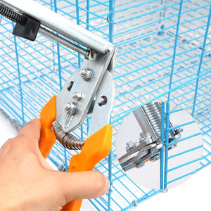 คีมสำหรับผูกกรงสัตว์ปีกคีมติดตั้งกรงนกเป็ดไก่และกระต่ายสีเหลืองพร้อมตะปูขนาด600ชิ้น - Product Image 5