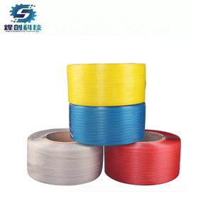 Chất lượng cao 12mm chiều rộng Nhựa <span class=keywords><strong>PP</strong></span> Đóng Đai ban nhạc cuộn dây đeo băng vành đai cho máy đóng đai tự động - Product Image 1