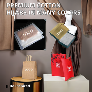 Hijab Tudung Bawal Malaisien de Qualité en Voile de Coton Premium pour Femme Vente en Gros Style Carré Plusieurs Couleurs Bon Marché - Product Image 6