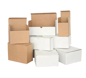 Custom Recyclable Corrugated Kraft Paper <b>Boxes</b> with Glossy Lamination Eco Friendly Packaging for Retail and <b>Shipping</b> OEM - Product Image 1