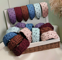 Frühlings-Neuheit: Breites Retro-Haarband mit geflochtenem Design, Hanf-Imitat, atmungsaktiv, leicht, zum Valentinstag, zum Haarewaschen