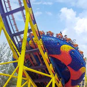 Extreme Adventure Park Flying UFO Disk Frisbee on Track <span class=keywords><strong>Mega</strong></span> Flying Disk Ride Prezzo di fabbrica per i campi da gioco - Product Image 2