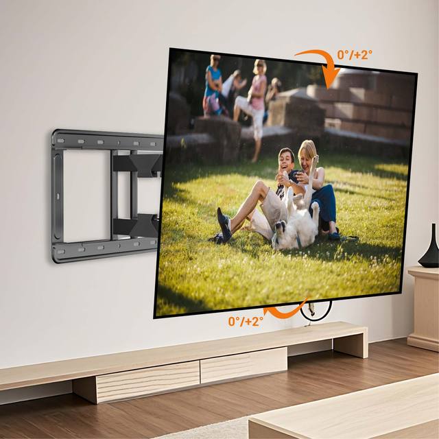 Zeno Big Size S9 PRO 55-86 Tv Wall Mount Unit for Smart Television Bracket Stand Pull Down Tv Mount