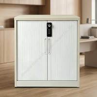 Kit de porte à tambour DIY avec serrure à combinaison pour camping-car, caravane, armoire, système de porte coulissante enroulable, installation facile