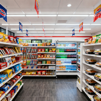 Solutions de conception de magasins de détail modernes de petite taille avec rendu 3D et graphisme pour les boutiques de coin et les marchés locaux par Nexus