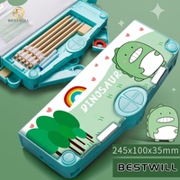 BESTWILL Offre Spéciale en gros personnalisé multi-fonction mignon Anime école étuis à crayons pour enfants