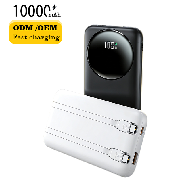 OEM/DOM MXH 3A PD22.5W 10000mAh Ultra Slim Portable Power Bank Dual Type-C Input/Output LED Digital Display Fast Charging