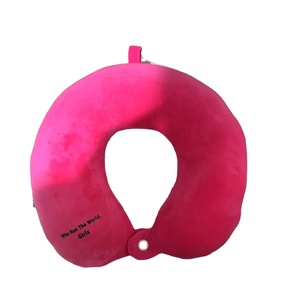 Cojín de Cuello en Forma de U Personalizado con Relleno de Algodón PP, Portátil y Lavable para Viajes en Avión y Camping - Product Image 1