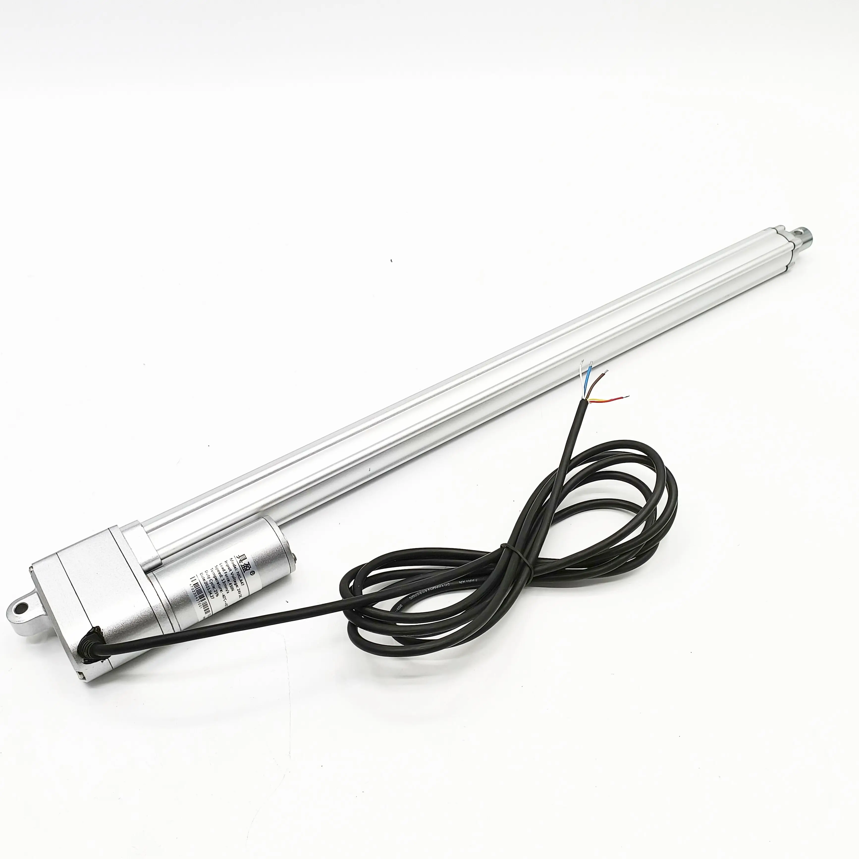 mini linear actuator with potentiometer position signal feedback 24v 12v 100mm stroke 900n 90kg load 80mm/sec speed