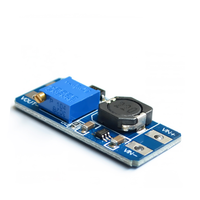 Modul Booster DC-DC Tegangan Input 2-24V Liter 5V 9V 12V-28V Dapat Diatur 2A Liter Pressure Plate MT3608