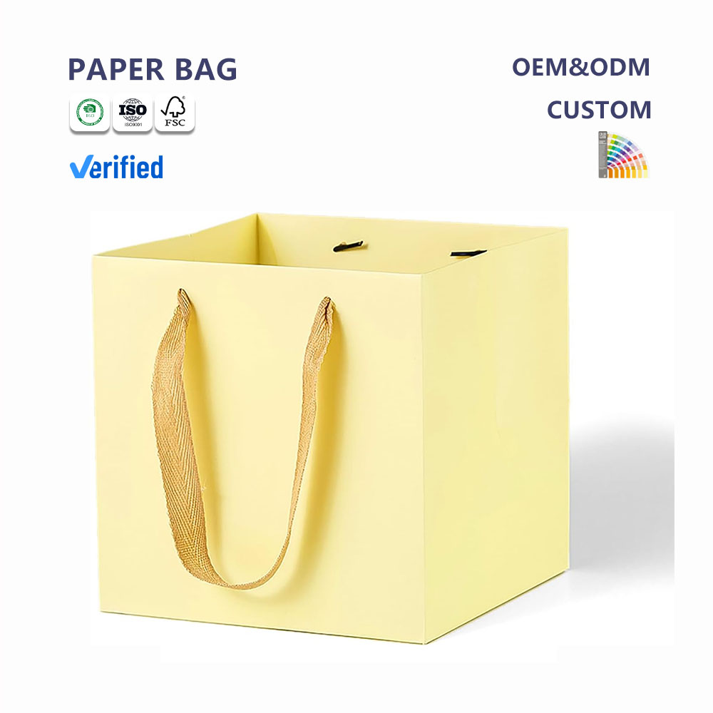 Modern Business Paper Bags Professional Look Carry Products and Promotions Perfect for Retail Settings
