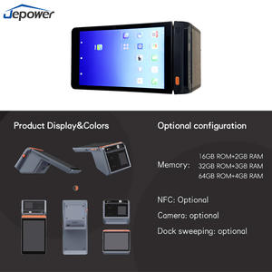 <span class=keywords><strong>Terminal</strong></span> <span class=keywords><strong>de</strong></span> point <span class=keywords><strong>de</strong></span> vente portable industriel avec scanner <span class=keywords><strong>de</strong></span> codes-barres 1D 2D et NFC pour les paiements <span class=keywords><strong>de</strong></span> vente au détail - Product Image 1
