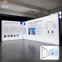 Stand d'exposition modulaire LED de haute qualité, installation rapide, réutilisable, pour événements