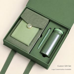 Luxurious Business Gift Set Notepad Diary Thermos <b>Cup</b>-Promotional Office Products for Christmas <b>Halloween</b> Father's Day Employee - Product Image 1