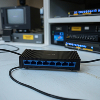 Precio al por mayor TP-Link, conmutador de red de 10/100Mbps de 8 puertos + 2 puertos compatible con cámaras IP de telecomunicaciones y CCTV
