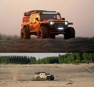 Croix RC EMO X4 grand léopard 1/8 chenille 4WD camion de sauvetage portail essieu Diff serrure haute Simulation passe-temps voiture RTR - Product Image 3