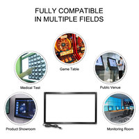 Nouvelle tablette tactile interactive de haute qualité sur mesure, 75 pouces, infrarouge, multi-touch, USB, aluminium, compatible Windows, Mac OS