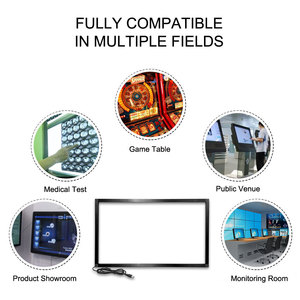 Chất lượng cao tùy chỉnh kích thước tương tác cảm biến cảm ứng máy tính bảng 75 inch hồng ngoại cảm ứng đa điểm USB kính tương thích Windows Mac OS - Product Image 6