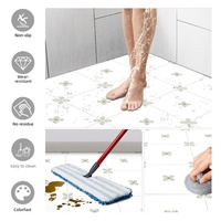 Autocollants muraux épais en PVC+PP autocollants, imperméables, antidérapants, résistants à l'usure, design artistique moderne pour sols, toilettes, mariages