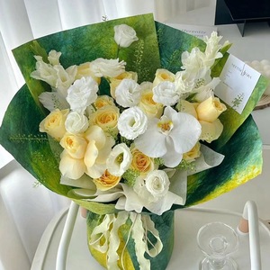 Hoàng tử bé bó hoa hồng, vật liệu đóng gói hoa, giấy mực, giấy thủ công, giấy gói hoa tự làm, giấy kraft nghệ thuật - Product Image 4