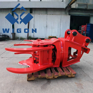 Cisaille grappilleuse hydraulique industrielle <span class=keywords><strong>pour</strong></span> <span class=keywords><strong>mini</strong></span>-excavatrice, <span class=keywords><strong>pour</strong></span> la récolte du bois, du bambou et des applications forestières - Product Image 1