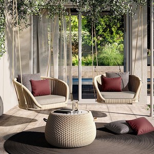Cesta de Metal colgante moderna <span class=keywords><strong>para</strong></span> interior/exterior, cuna <span class=keywords><strong>para</strong></span> dormitorio, hamaca individual <span class=keywords><strong>para</strong></span> sol - Product Image 1