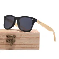 Custom Logo Wooden Sunglasses for Men and Women