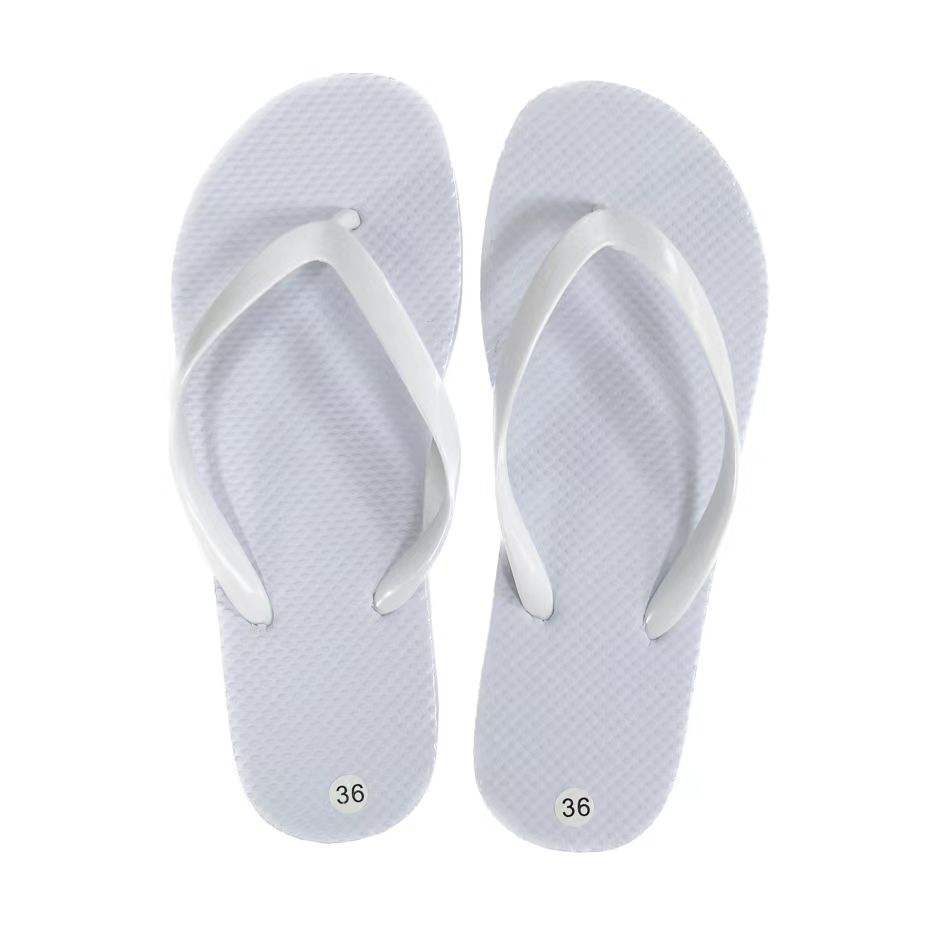 White Flip flop