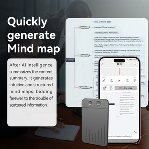 Nouveau lancement A3V Double <span class=keywords><strong>clé</strong></span> AI enregistrement ChatGPT transfert Intelligent traduction fichier WAV <span class=keywords><strong>USB</strong></span> APP contrôle <span class=keywords><strong>enregistreur</strong></span> en alliage d'aluminium - Product Image 3