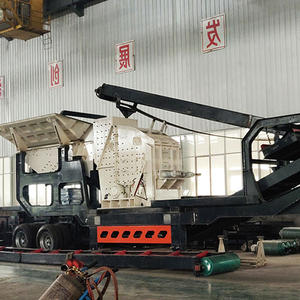 Usine de concassage de pierres portable Hard Rock pour carrière, concasseur à percussion mobile sur pneus VKF - Product Image 3