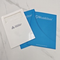 Carpeta de Presentación Empresarial Personalizada con Impresión a Todo Color, Plegable, de Doble Bolsillo, Reciclable, OEM