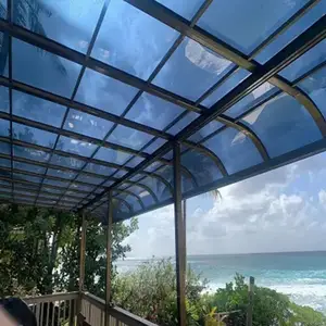 Moderne Sonnenschutz Regenschutz Balkon Baldachin Markise für Patio