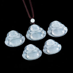 Colgante de Jadeíta Natural con Buda, Diseño Original UNISEX, Estilo Chino, Regalo con Certificado de Tasación C026 - Product Image 3