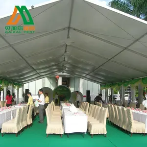 20X75户外大型白色绝缘大帐篷活动婚礼派对帐篷