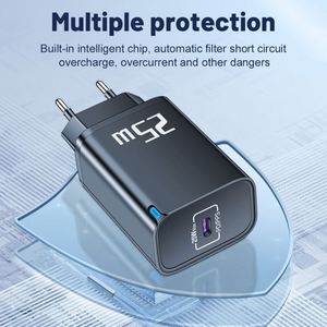 หัวชาร์จเร็ว 25W PD+PPS สีสันสดใส พร้อมปลั๊กแบบ US/EU/UK สำหรับการชาร์จเร็วสุดๆ - Product Image 6