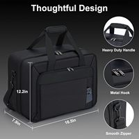 Tas Ransel Konsol PS5 Tahan Air Bahan Oxford Perlindungan Penuh untuk Perjalanan, Muat Laptop 16 Inci & Dua Kontroler