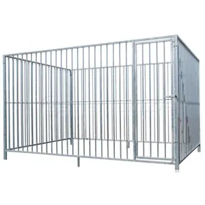 Chine vente en gros grande caisse extérieure grandes cages pour chiens chenils en métal
