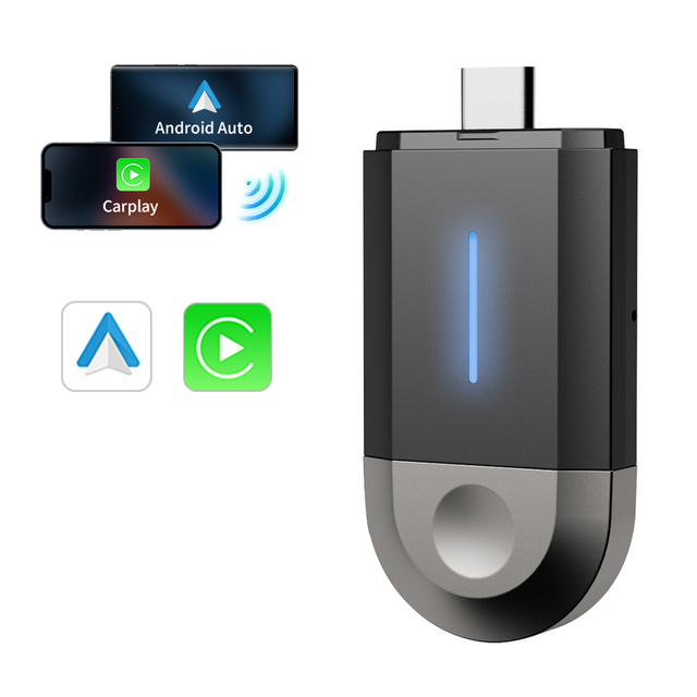 Newest Wireless Carplay Dongle for OEM Carplay Android Auto Smart Box Wireless Carplay Adapter